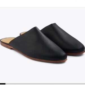 Nisolo Black Mule Slides